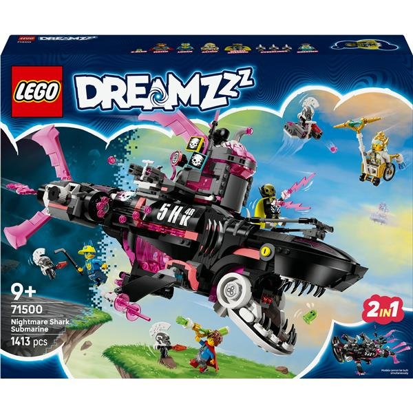 LEGO DREAMZZZ 2 IN 1 SOTTOMARINO SQUALO NIGHTMARE …