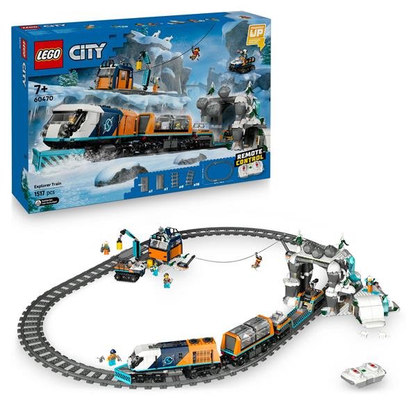 LEGO CITY TRENO ESPRESSO ARTICO DEGLI ESPLORATORI TELECOMANDATO …