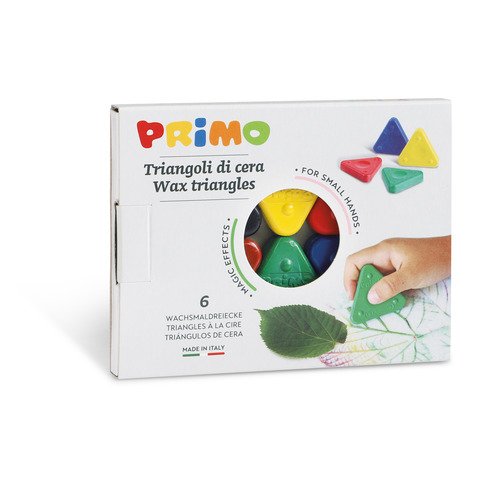 PRIMO TRIANGOLI DI CERA COLORI ASSORTITI CONF 6 …