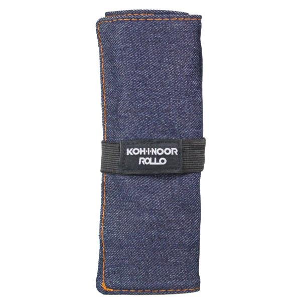 KOH-I-NOOR ASTUCCIO ARROTOLABILE IN JEANS 24 SCOMPARTI CHIUSURA …