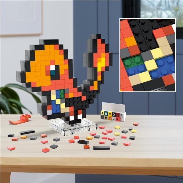MATTEL MEGA POKEMON SHOWCASE CHARMANDER SET IN STILE …
