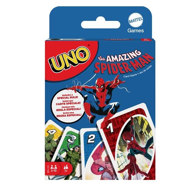MATTEL UNO GIOCO DI CARTE A TEMA SPIDER …