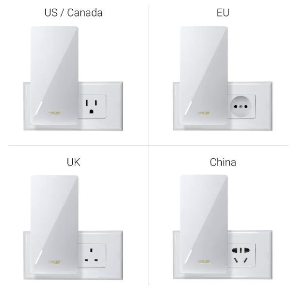 ASUS RP-BE58 RANGE EXTENDER/AIMESH EXTENDER PER WI-FI DUAL …