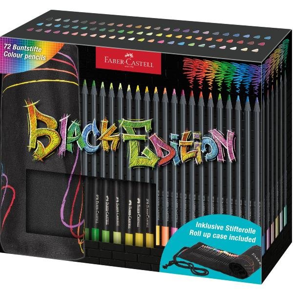 FABER CASTELL BLACK EDITION ROTOLO DI PASTELLI MINA …