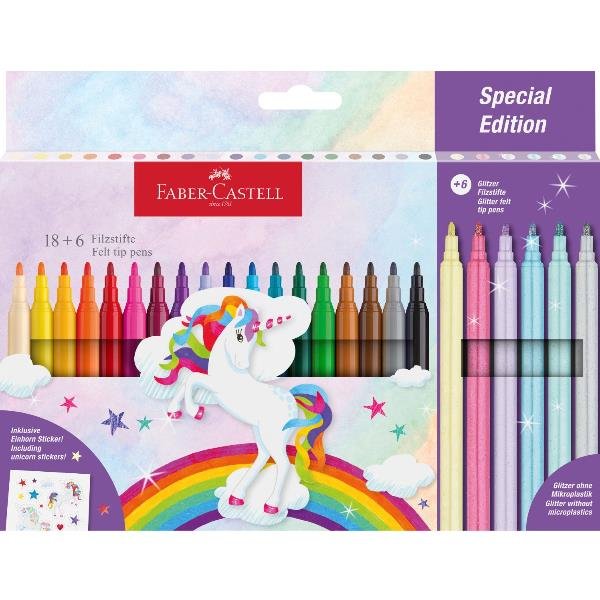 FABER CASTELL SPECIA EDITION ASTUCCIO PENNARELLI UNICORN CON …