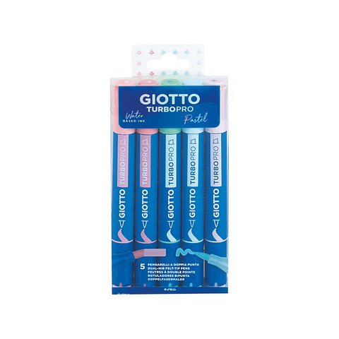 GIOTTO TURBO PRO PENNARELLI A DOPPIA PUNTA COLORI …