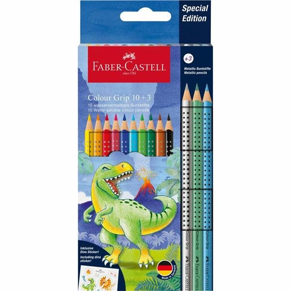 FABER CASTELL COLOUR GRIP DINOSAURO PASTELLI MINA 3.3 …