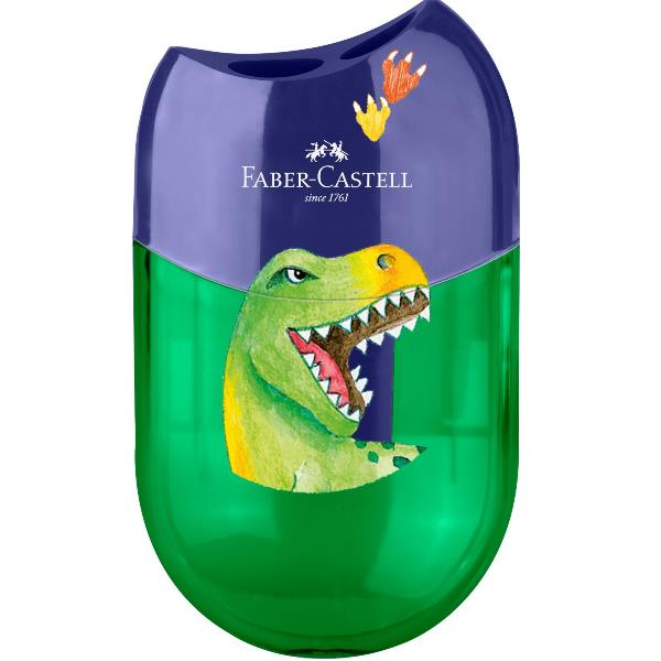 FABER CASTELL TEMPERAMATITE DINOSAURO 2 FORI IN PLASTICA …
