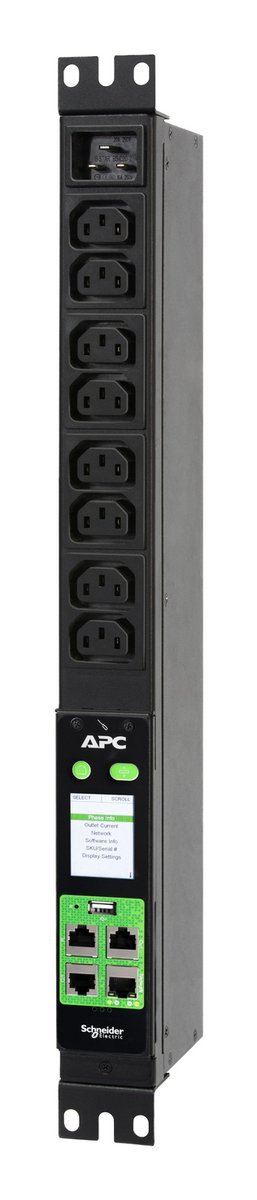 APC EASY PDU METERED 1U 16A 230V C13