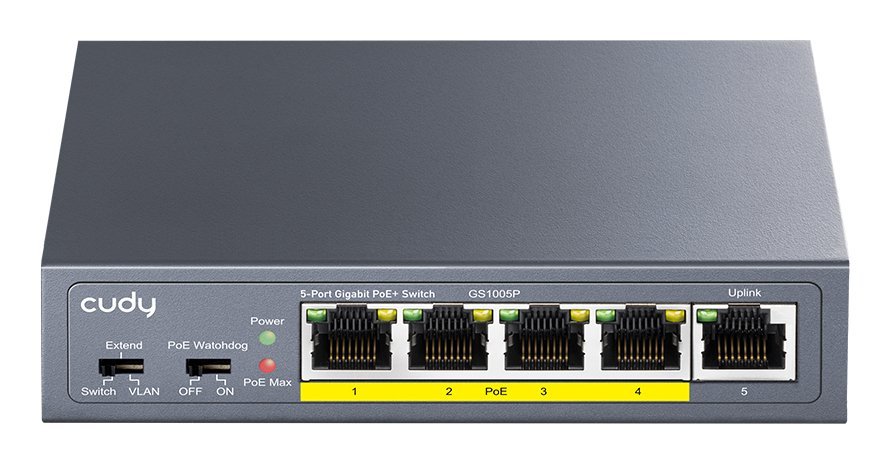 CUDY GS1005P SWITCH 5 PORTE GIGABIT (10/100/1000) - …