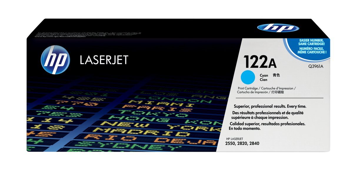 HP 122A Cyan Original LaserJet Toner Cartridge cartuccia …