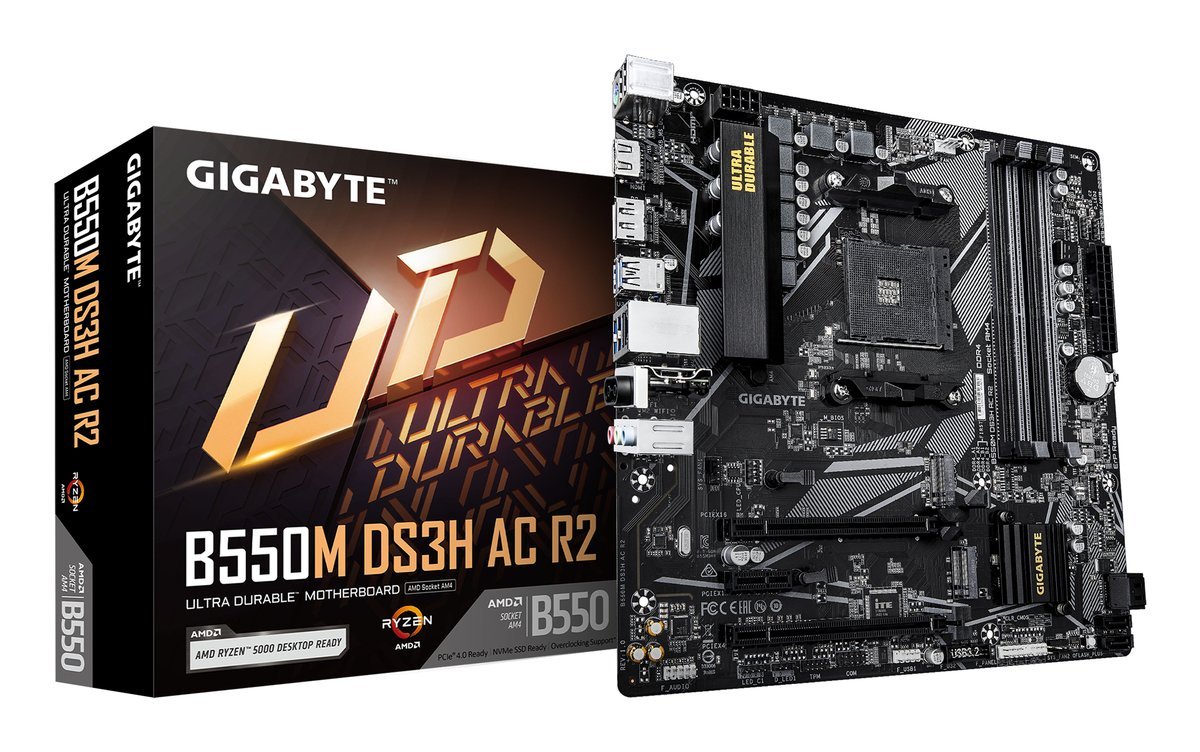 GIGABYTE B550M DS3H AC R2
