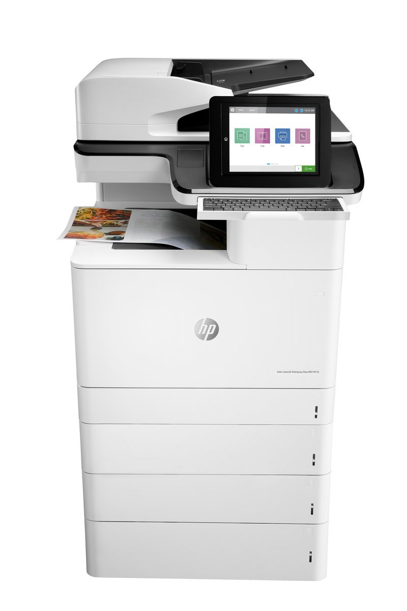 HP Color LaserJet Enterprise Flow MFP M776z Laser …