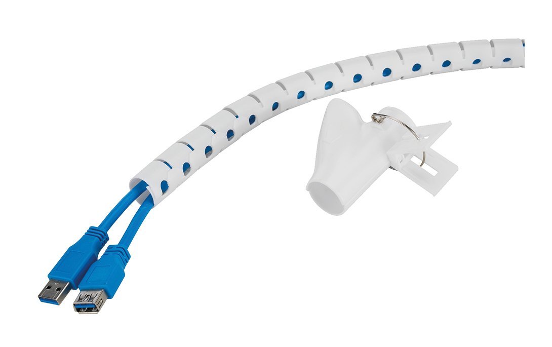 Neomounts ADS06-141WH organizer per cavi Scrivania Guaina intrecciata …