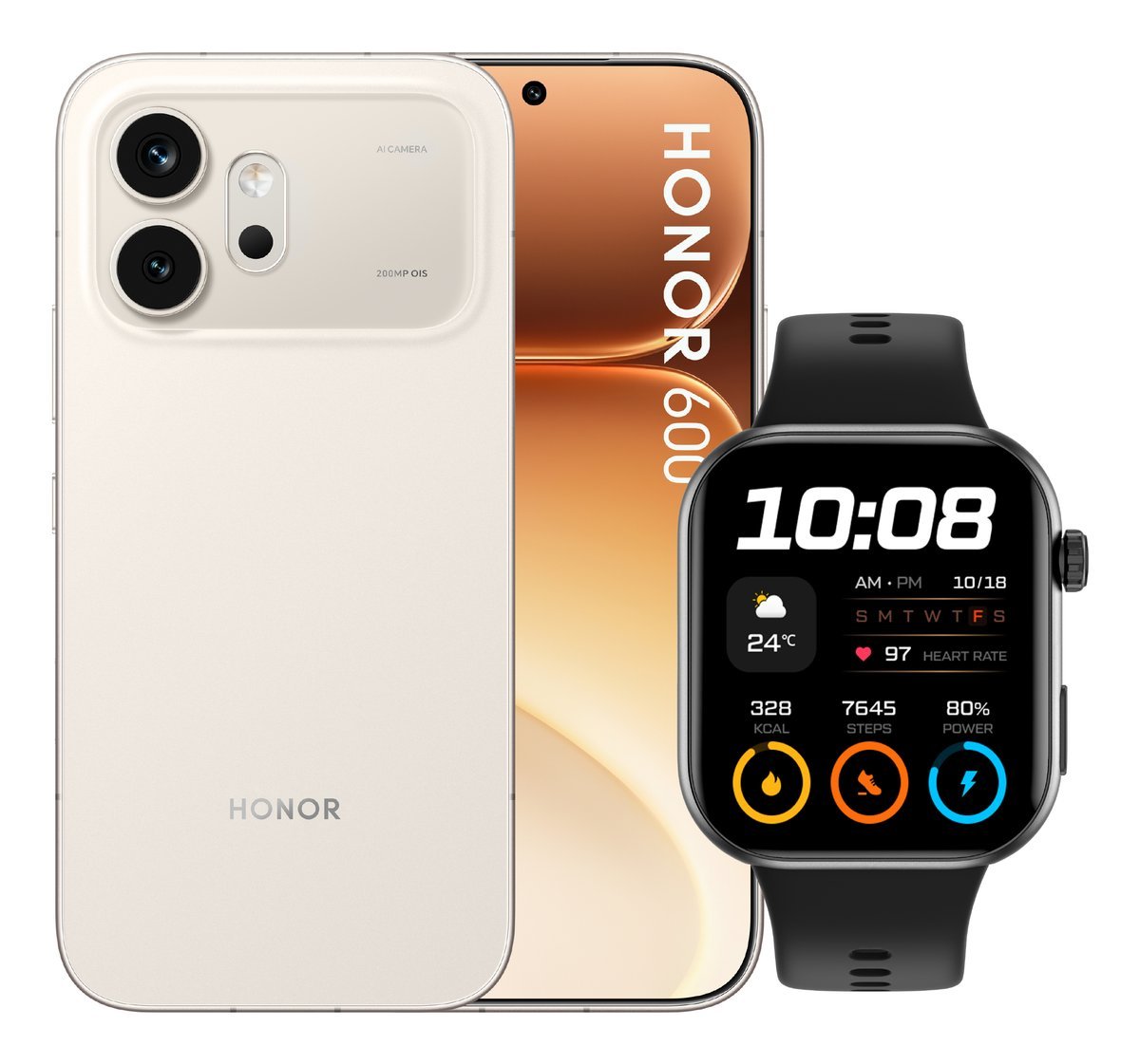 Honor 600 8+256GB 6.57" 5G Desert Gold DS …