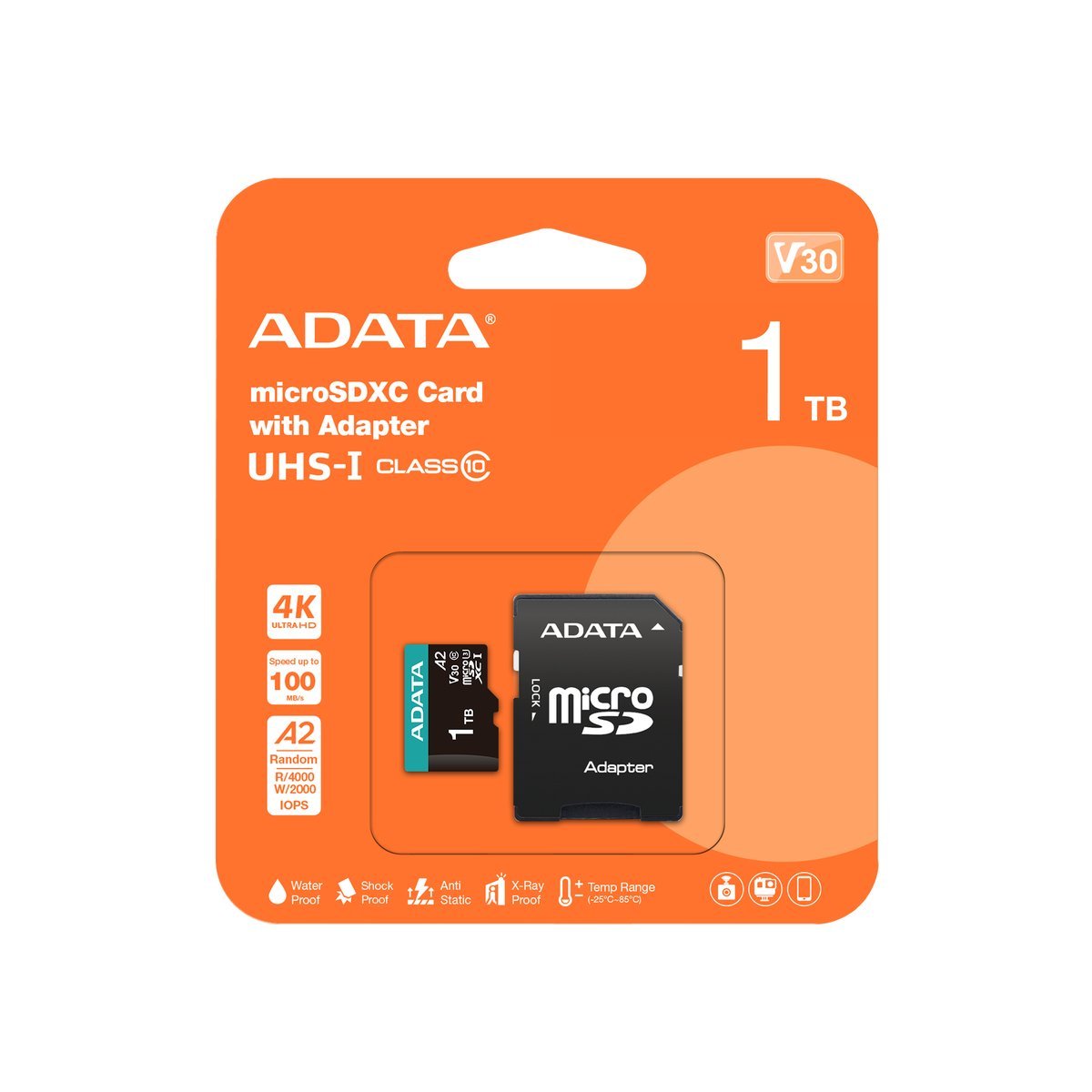 ADATA AUSDX1TUI3V30SA2-RA1 memoria flash 1 TB MicroSDXC UHS-I …