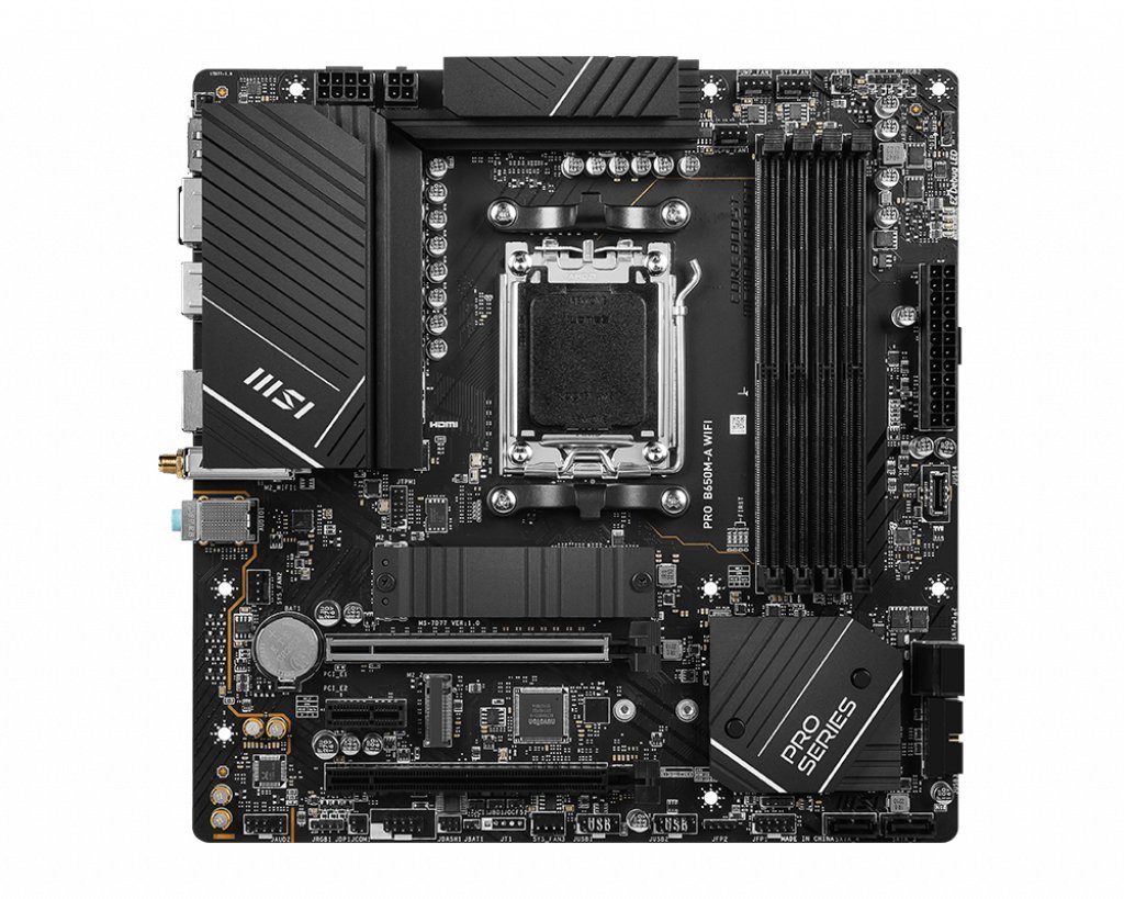 MSI PRO B650M-A WIFI AMD B650 Presa di …