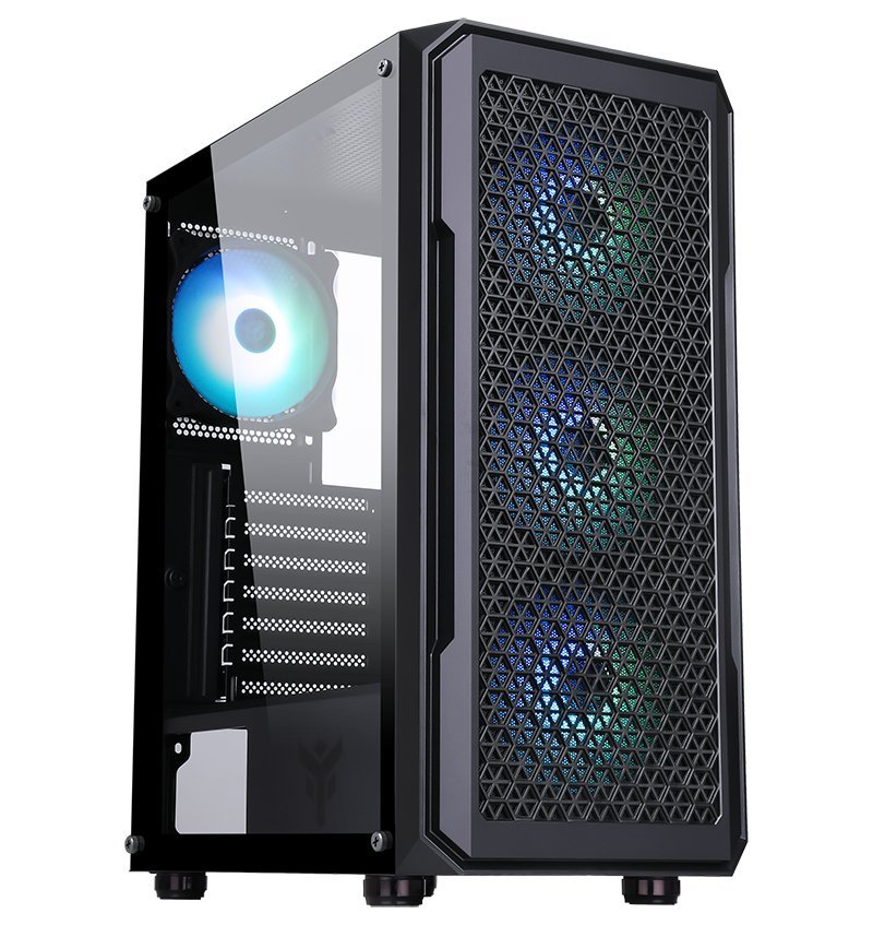 CASE GAMING SIX TRIANGLE ITGCAST33B ARGB - NO …