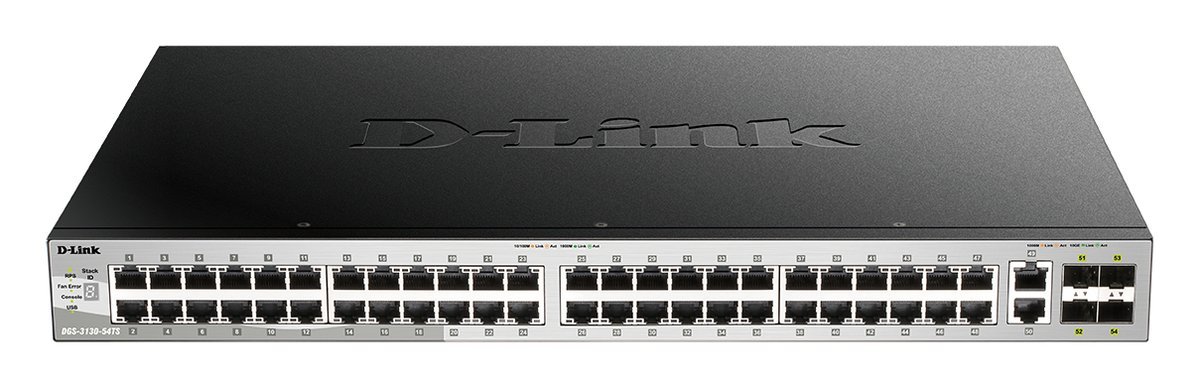D-Link DGS-3130-54TS/E switch di rete Gestito L3 Gigabit …