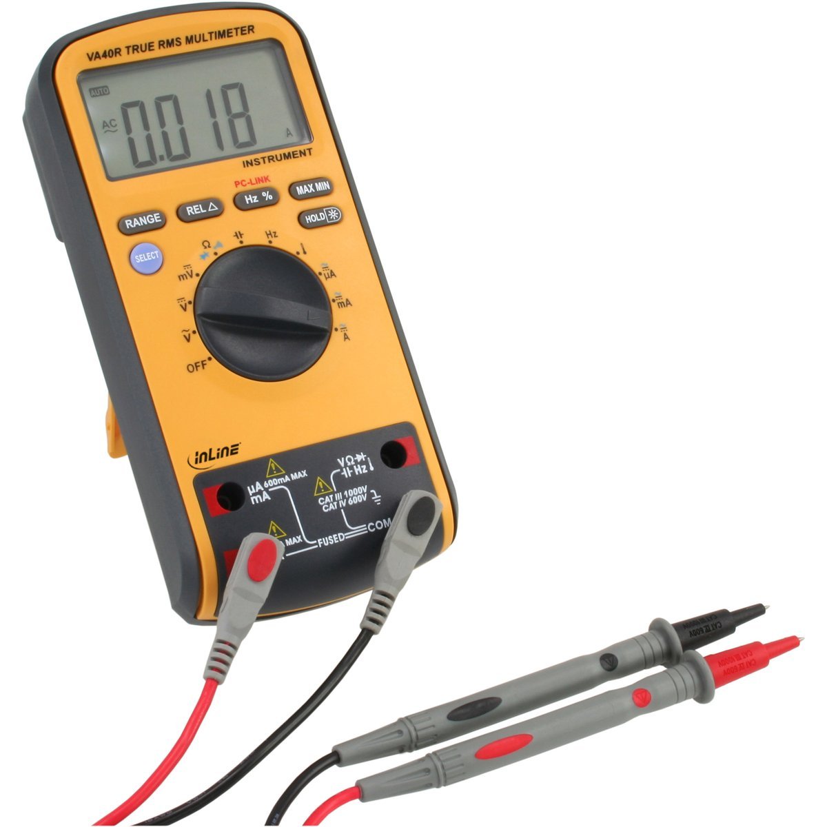 InLine Multimetro Digitale con interfaccia USB