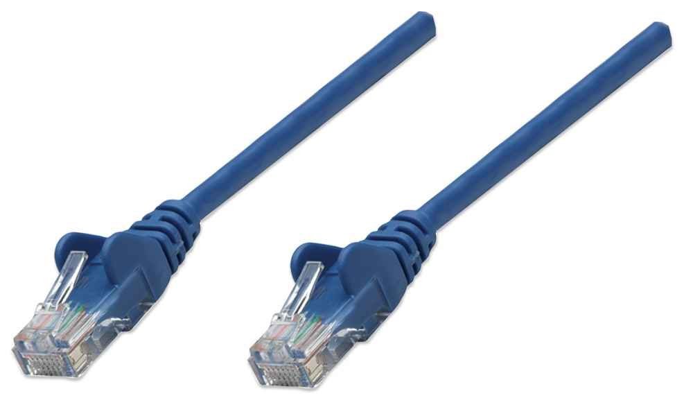 Intellinet 0.45m Cat5e cavo di rete Blu 0,5 …