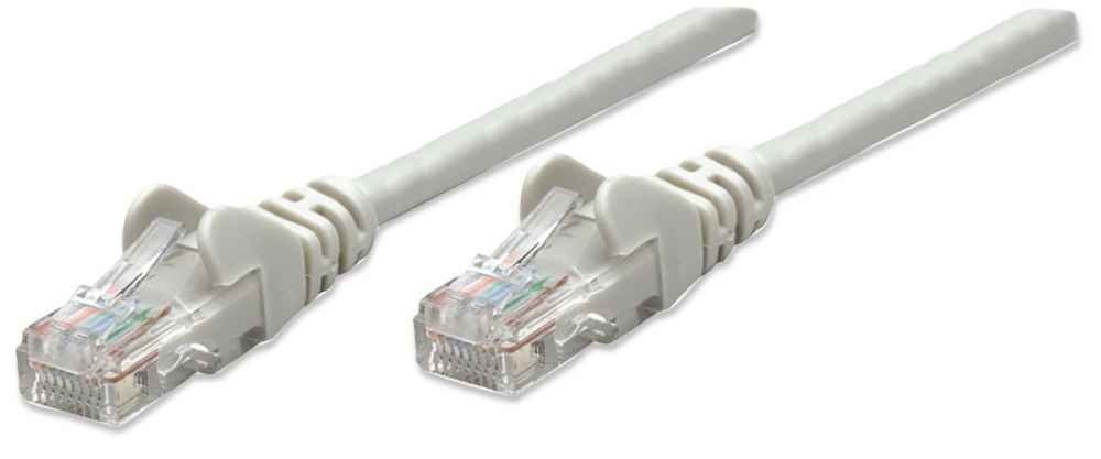 Intellinet Cat5e, 1m cavo di rete Grigio U/UTP …
