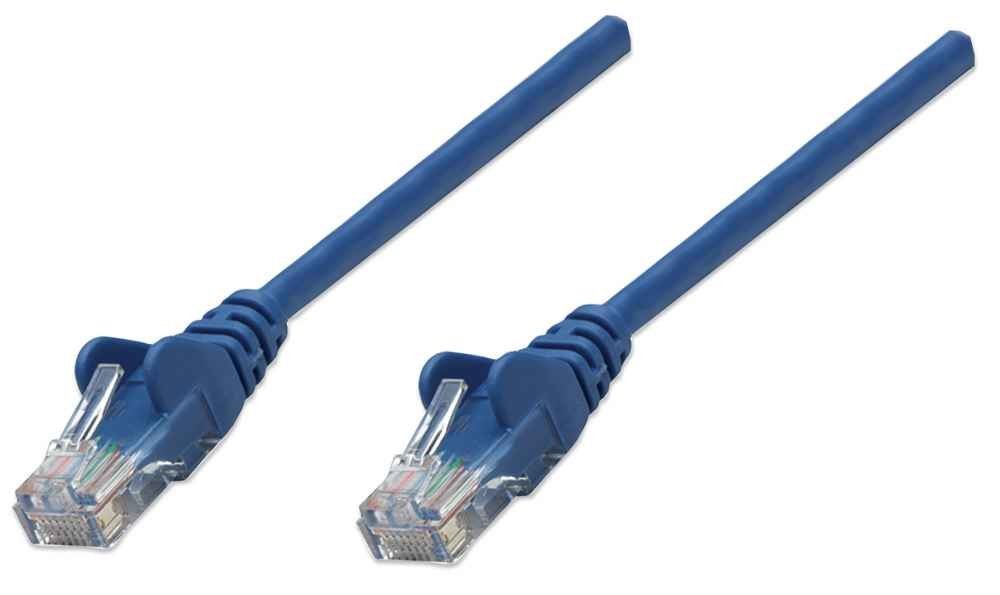 Intellinet 1m Cat6 cavo di rete Blu U/UTP …