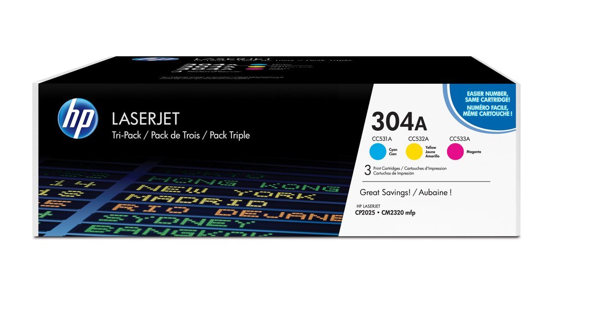 HP Confezione da 3 cartucce originali di toner …