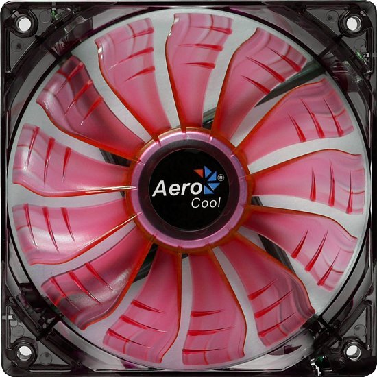 Aerocool Air Force Red Edition LED Fan - …