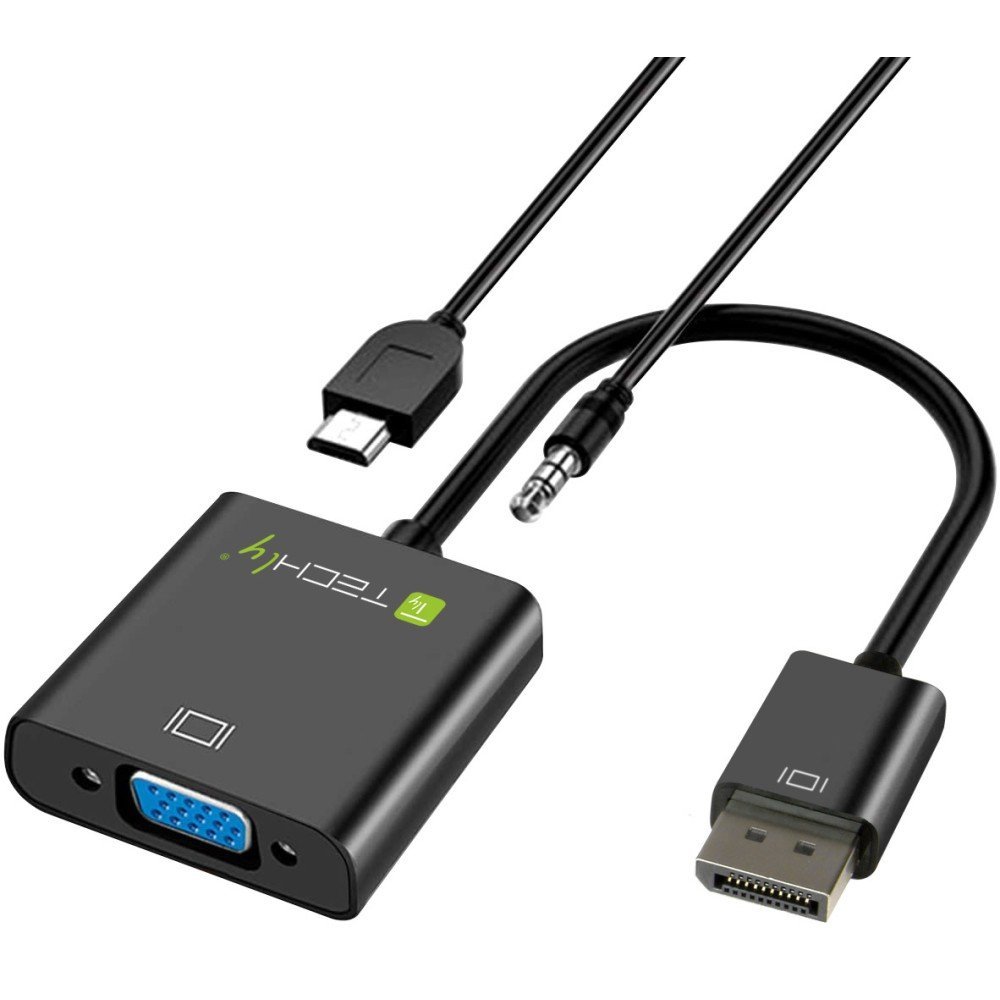 Techly IDATA HDMI-VGA2AU Adattatore HDMI a VGA D-sub …