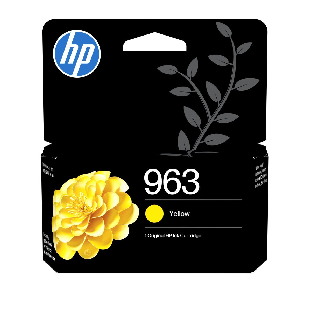 HP 963 Yellow Original Ink Cartridge cartuccia d'inchiostro …