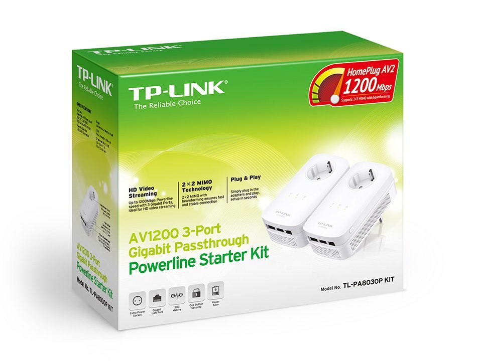 TP-Link TL-PA8030P KIT adattatore di rete PowerLine 1200 …