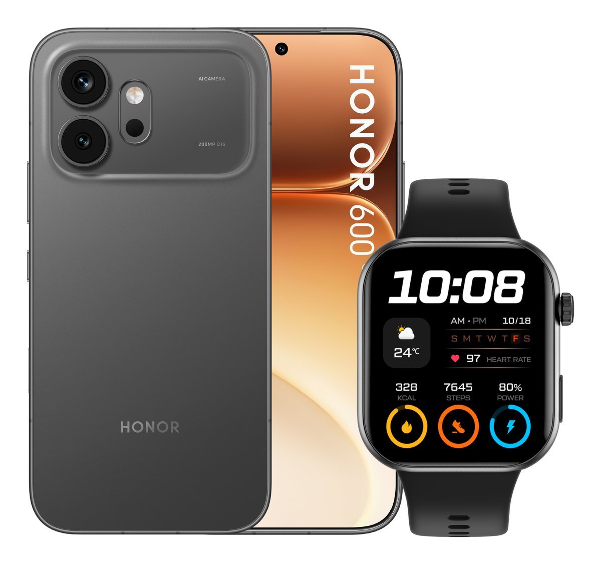 Honor 600 8+256GB 6.57" 5G Velvet Black DS …