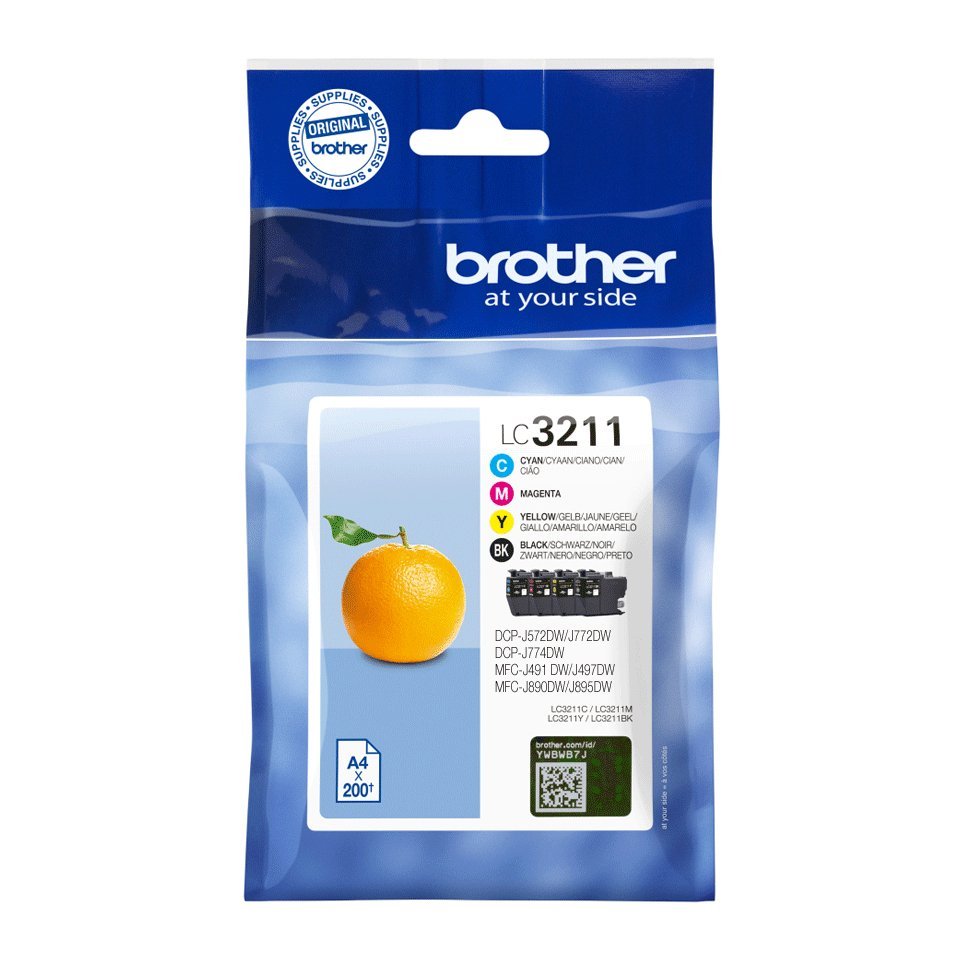 Brother LC3211VAL cartuccia d'inchiostro 4 pz Originale Resa …