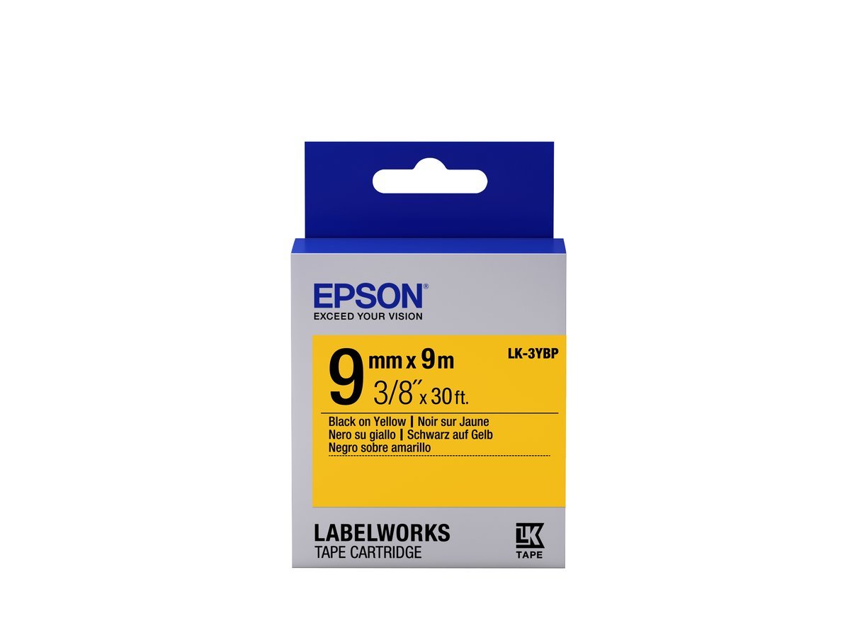 Epson LabelWorks LK-3YBP - Nero su giallo - …