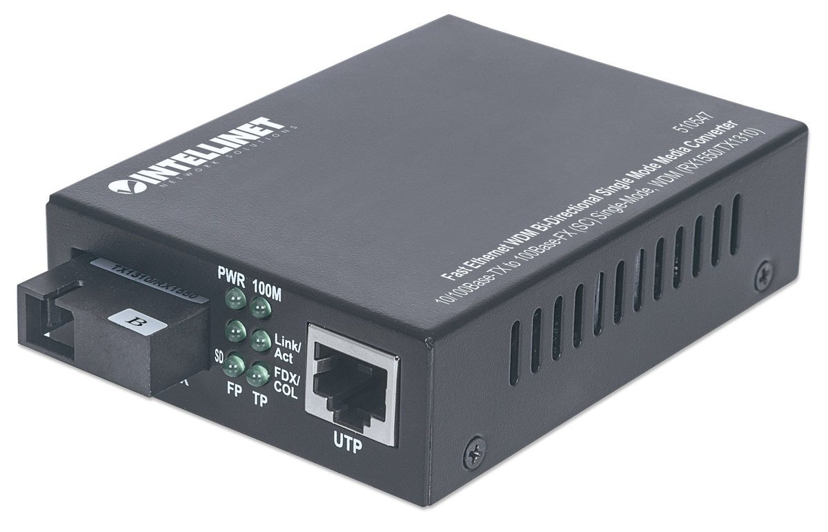 Intellinet 510547 convertitore multimediale di rete 100 Mbit/s …