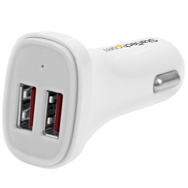 StarTech.com Caricatore per auto USB a due porte, …