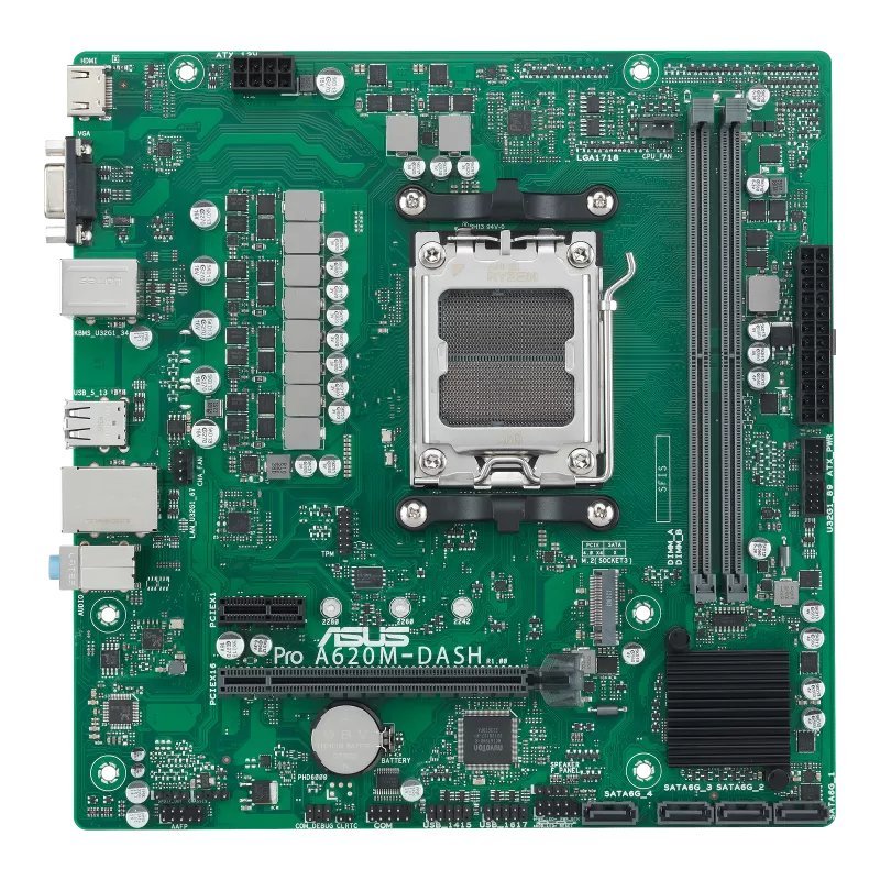 ASUS PRO A620M-DASH-CSM AMD A620 Socket AM5 micro …