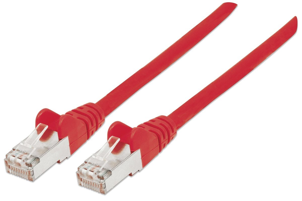 Intellinet 0.5m CAT6a S/FTP cavo di rete Rosso …