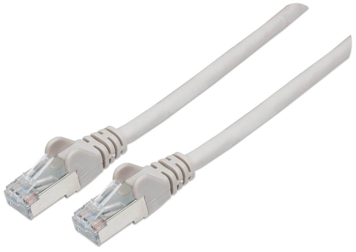 Intellinet 0.5m CAT6a S/FTP cavo di rete Grigio …