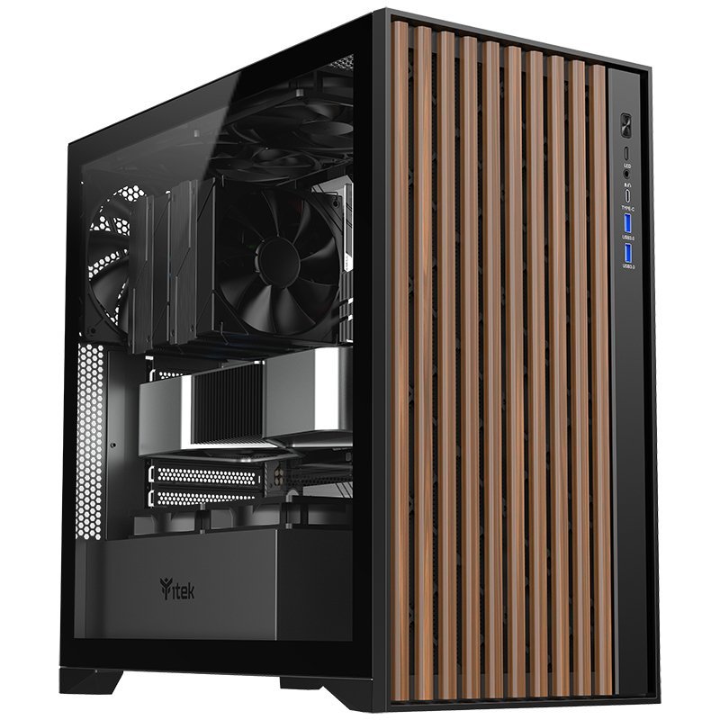 CASE GAMING WOODY ITGCAWO28B - NO ALIMENTATORE - …