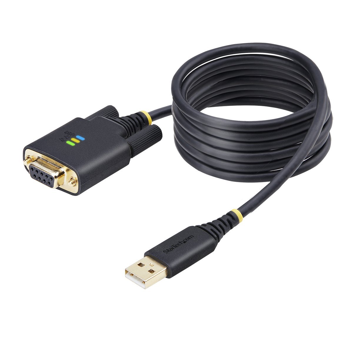 StarTech.com 6.6ft/2m USB to Null Modem Serial Adapter …