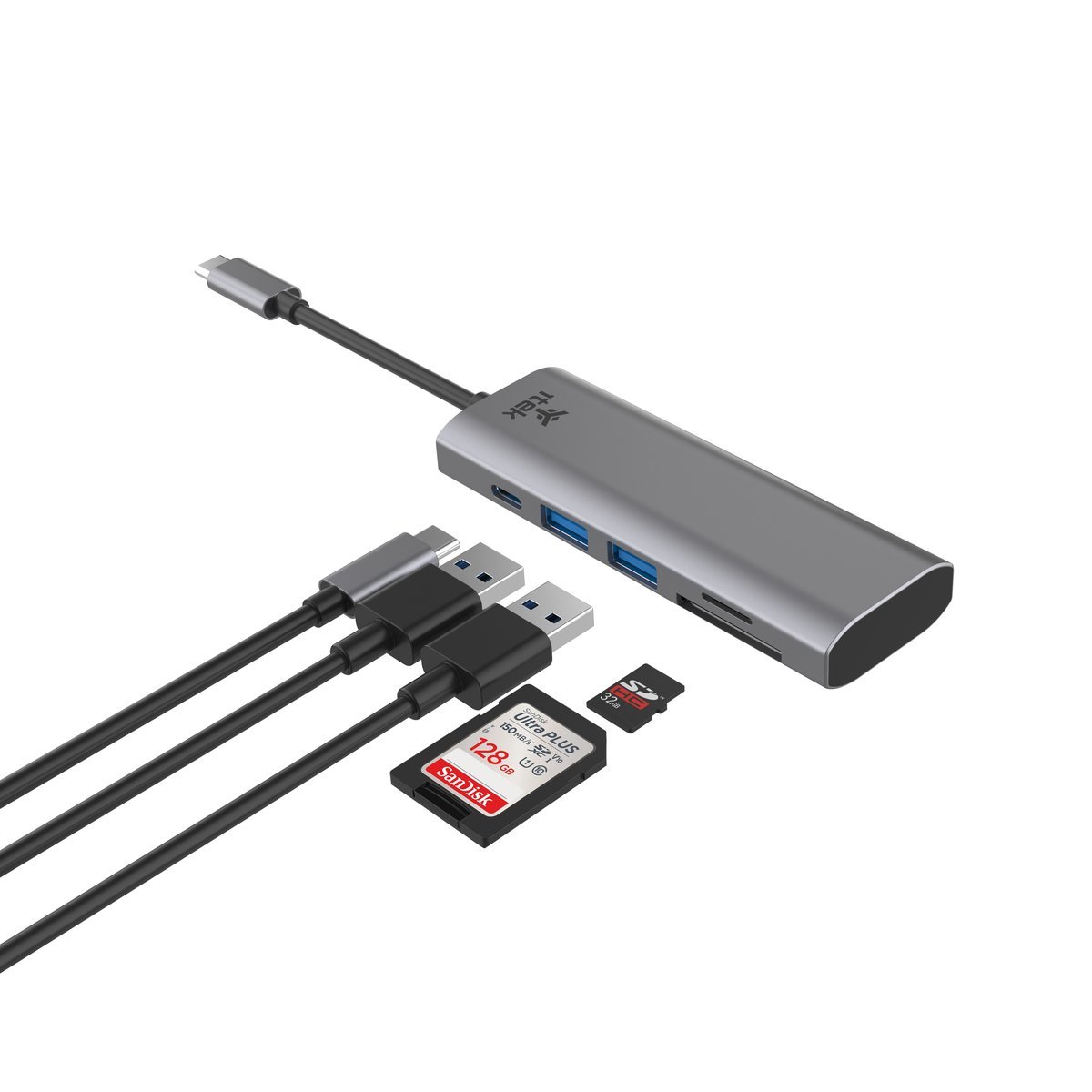 ITEK HUB USB-C 5 in 1- SD/TF + …
