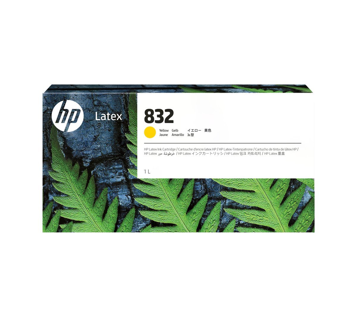 HP INC HP 832 1L YELLOW LATEX INK …