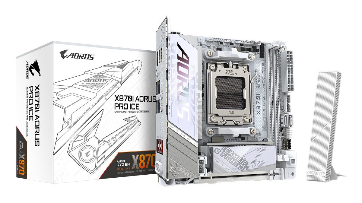 GIGABYTE X870I AORUS PRO ICE scheda madre AMD …