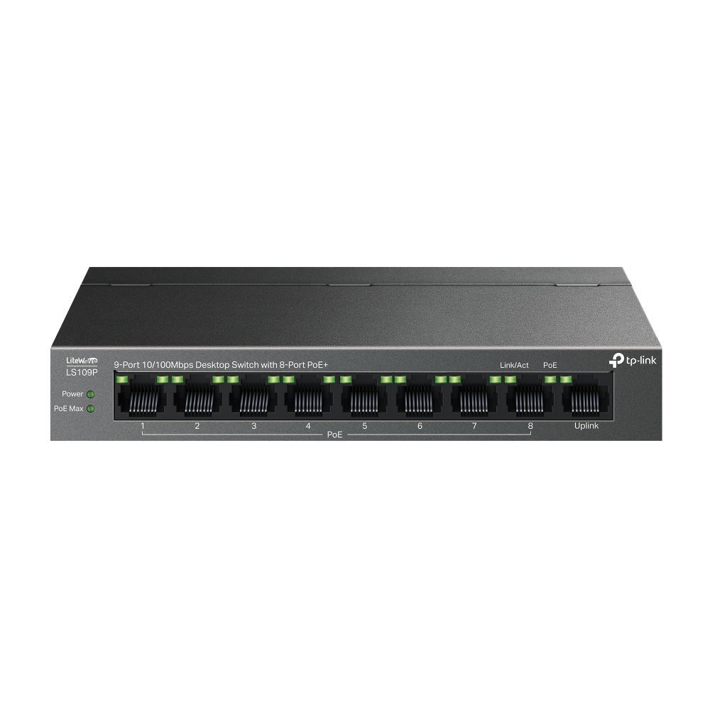 TP-Link LiteWave LS109P switch di rete Non gestito …
