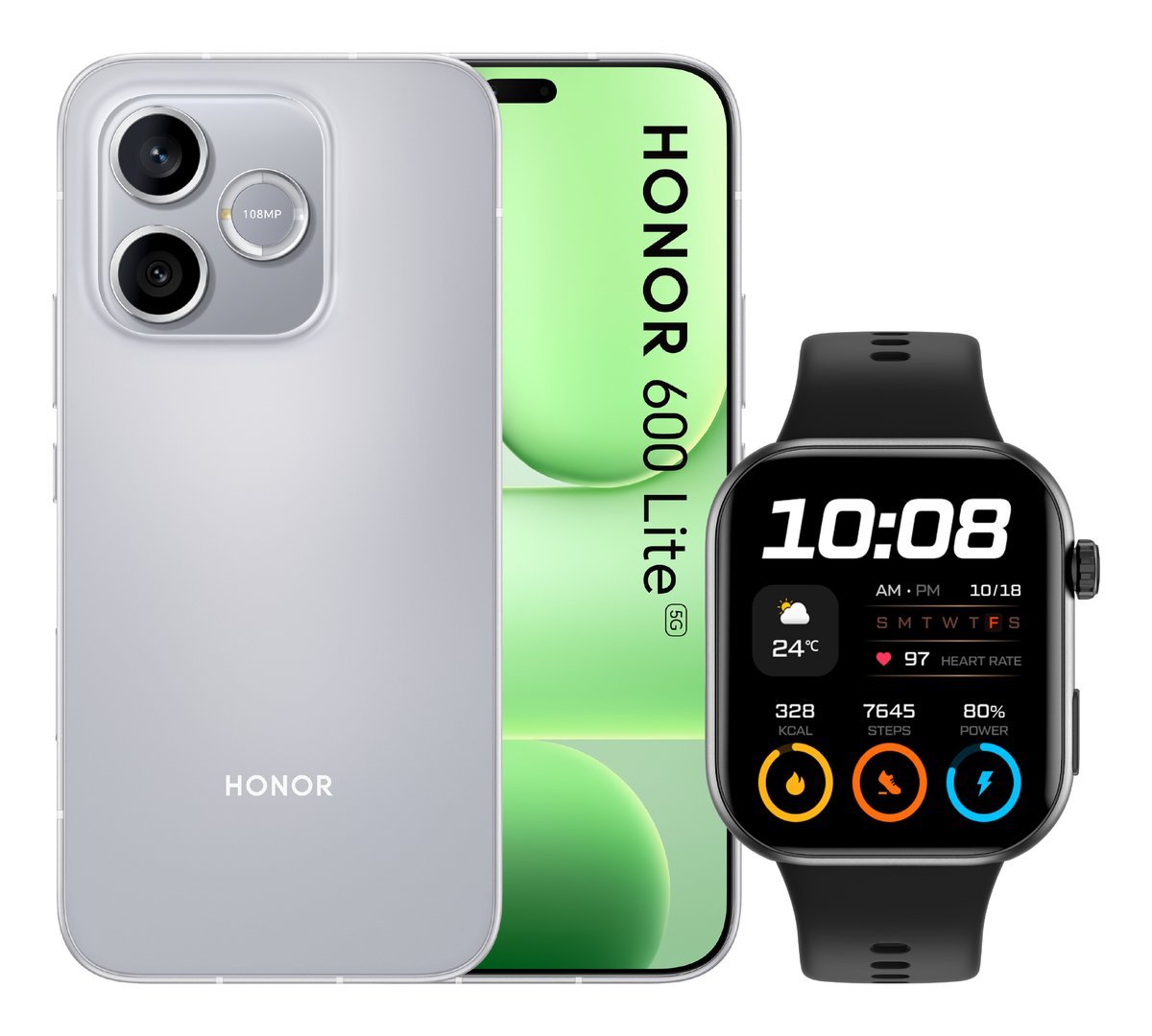 Honor 600 Lite 8+256GB 6.6"5G Velvet Grey DS …