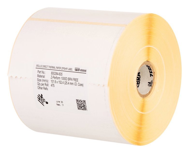 ETICHETTE ZEBRA Z-PERFORM CONF 4PZ 105 MM WIDTH …