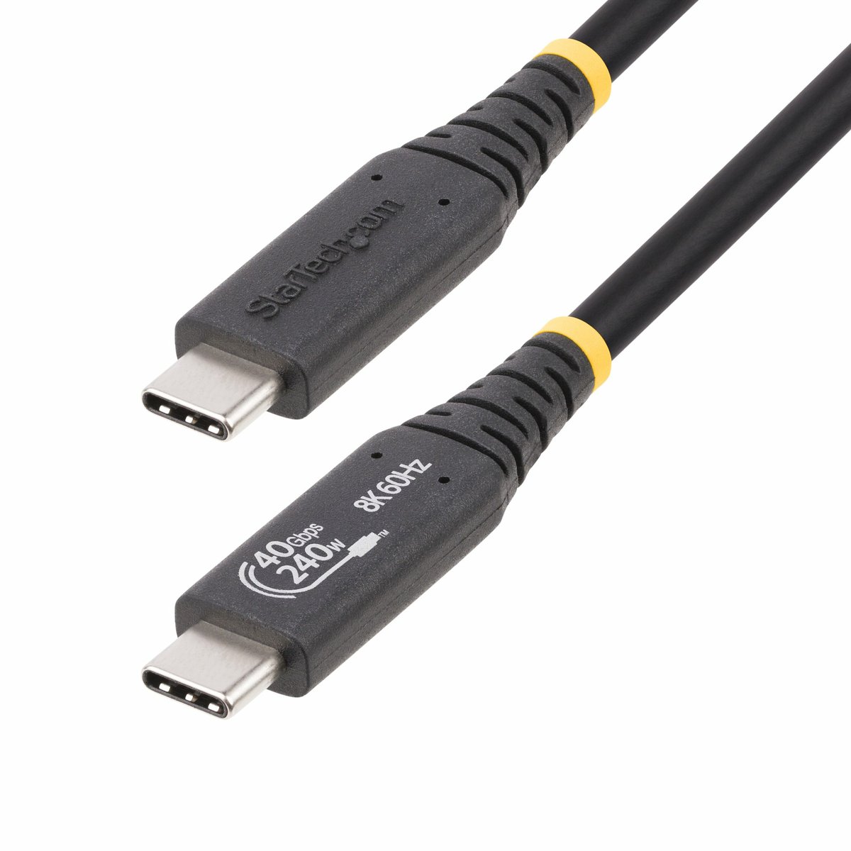 StarTech.com 1m (3.3ft) USB4 Cable, USB-IF Certified USB-C …