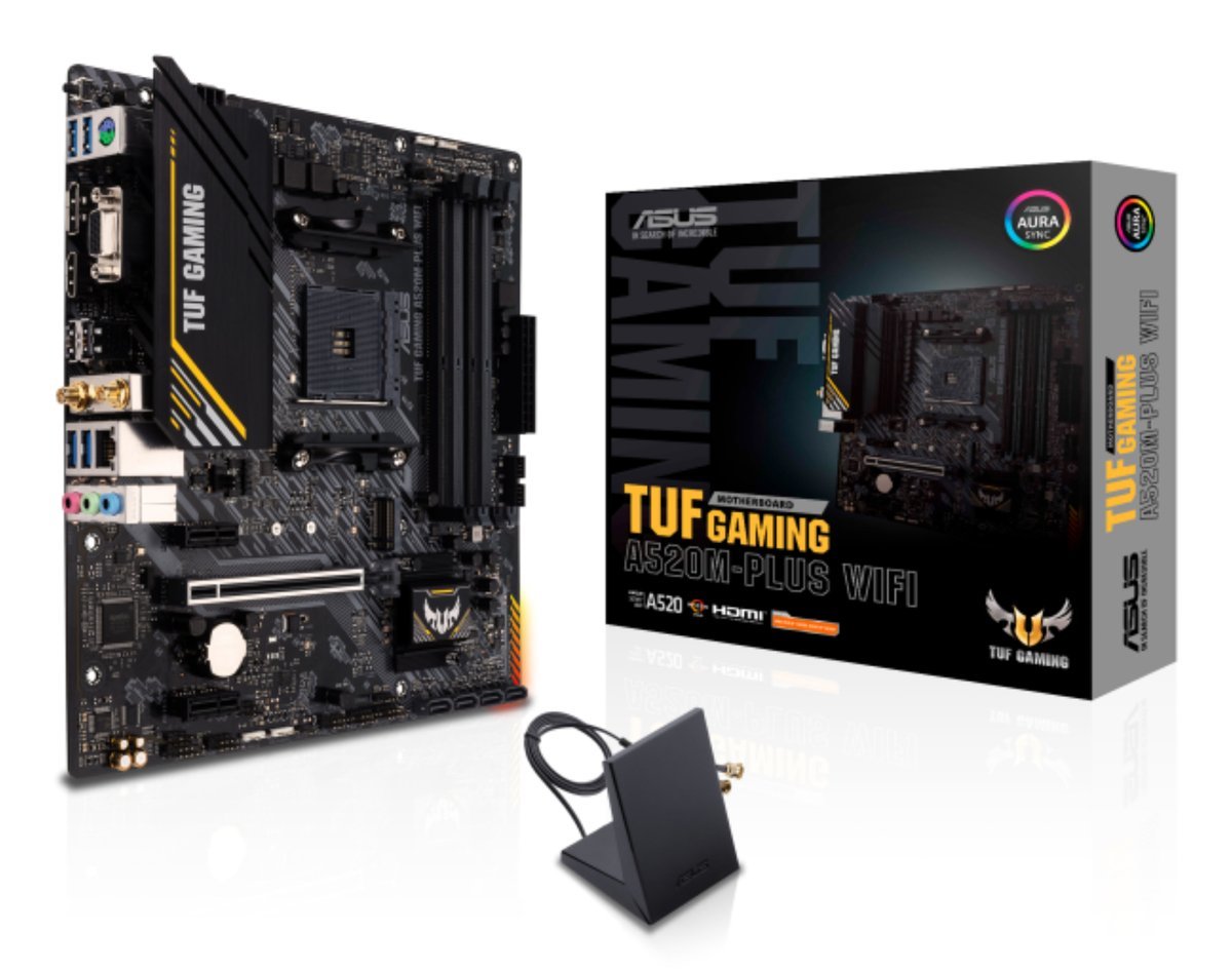 ASUS TUF GAMING A520M-PLUS WIFI AMD A520 Socket …